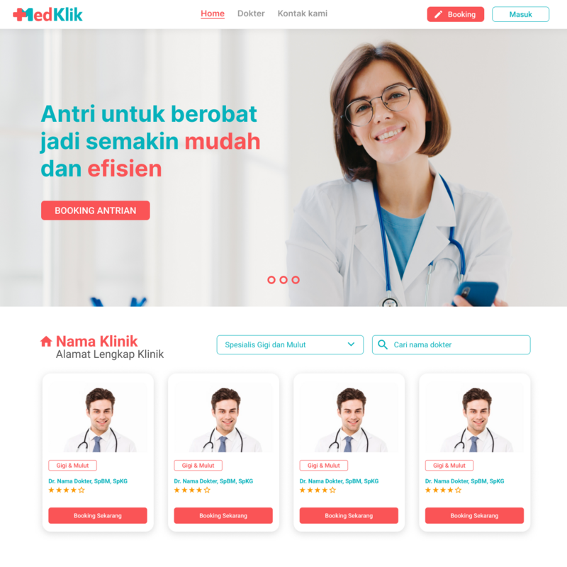 Website Booking Dokter