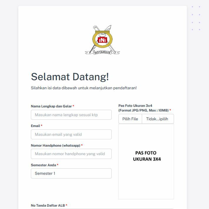 Website Pendaftaran Seminar